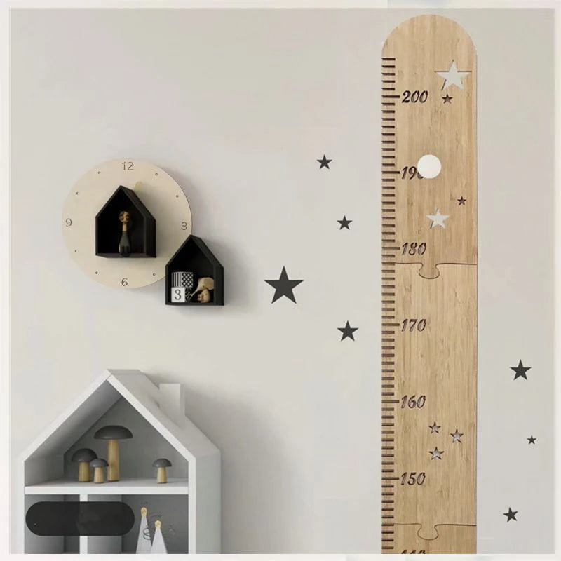 Nordic Wooden Kids Height Growth Chart