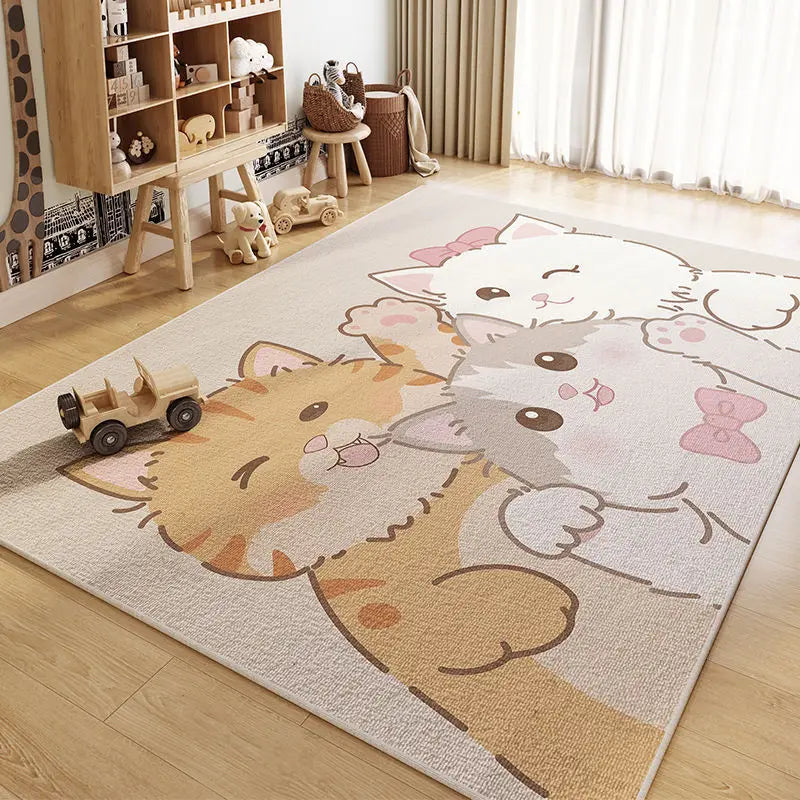 Crystal Pile Rug for Children’s Room