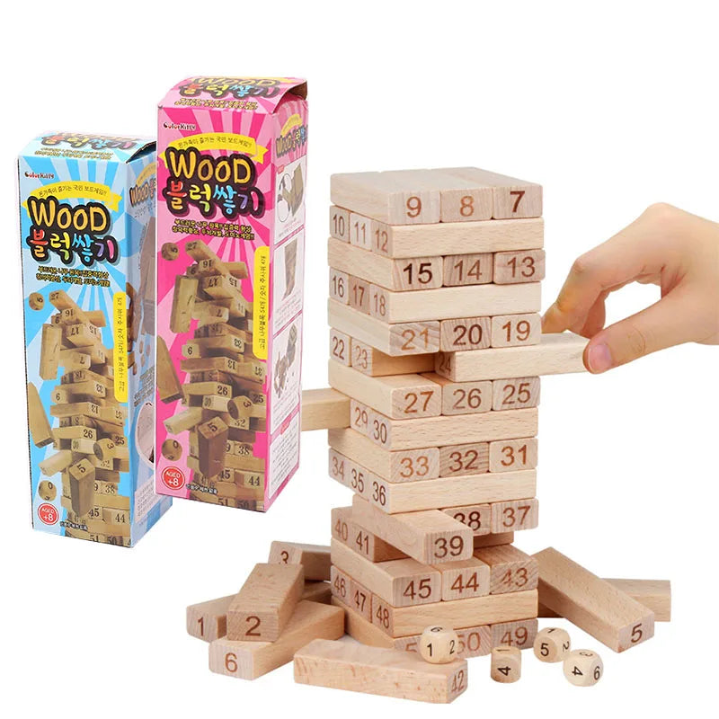 48/69-Piece Building Balance Blocks Game