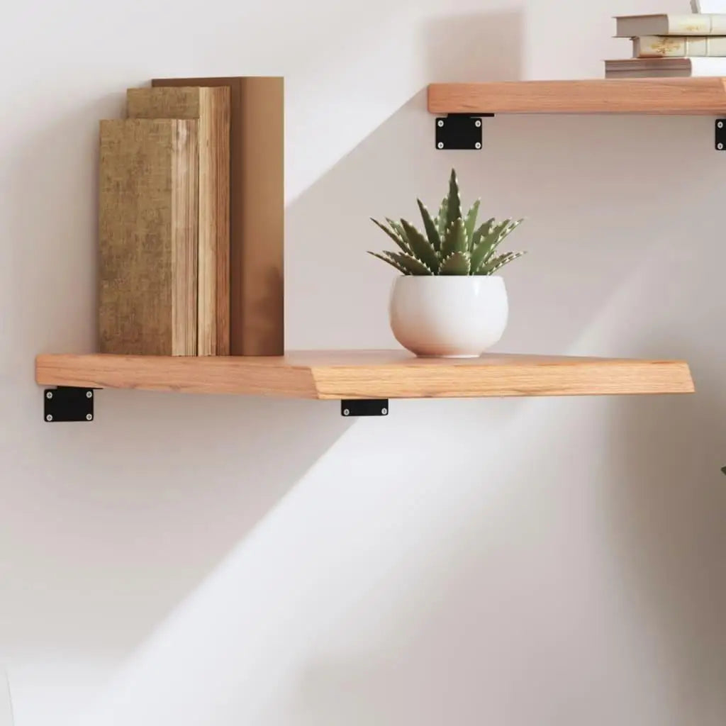 Solid Oak Wood Wall Shelf