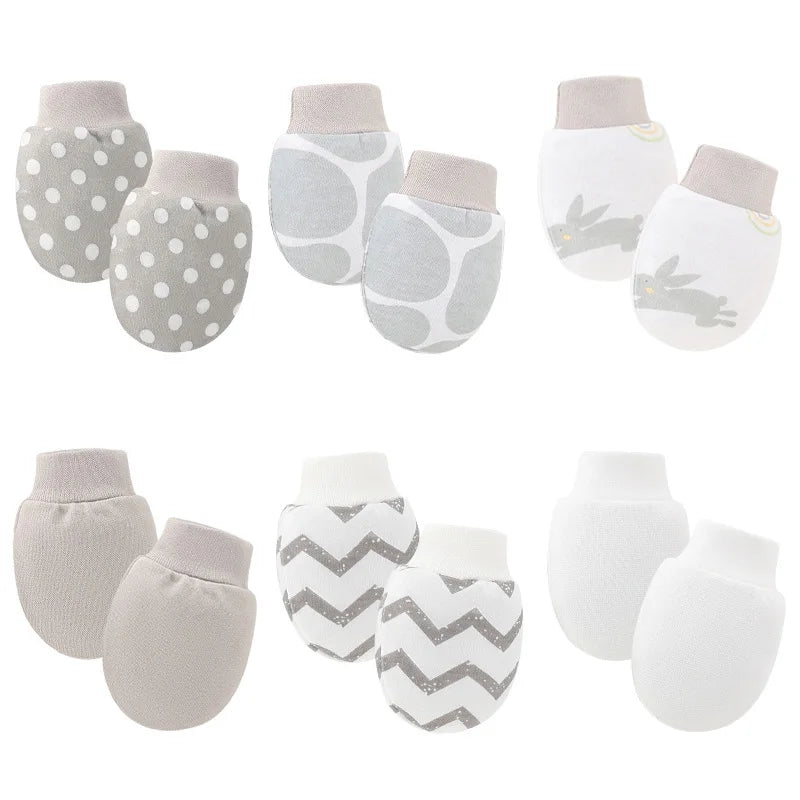 Soft Cotton Newborn Baby Mittens